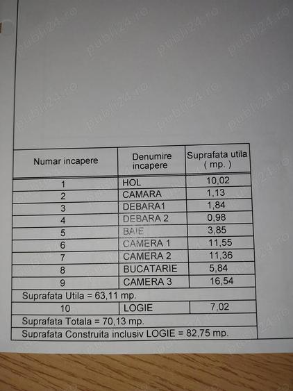 Vand apartament 3 Camere confort 1A , 82 mp - 5