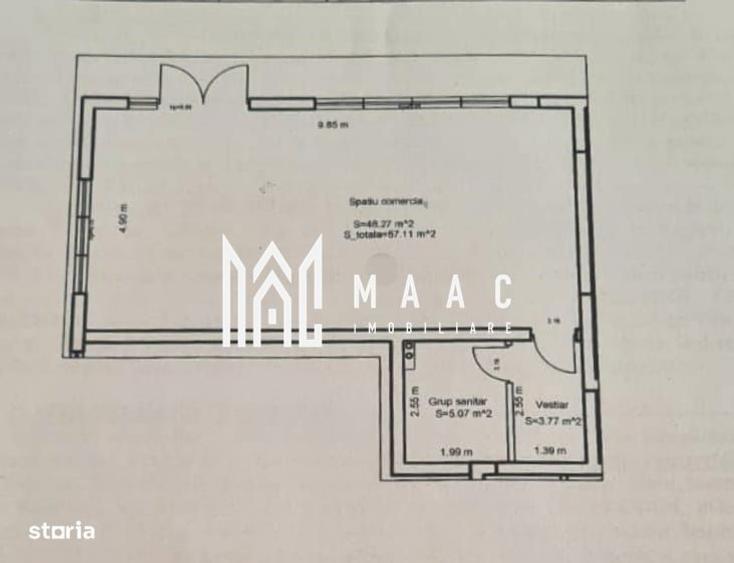 Spatiu comercial/birouri I Parcare I Doamna Stanca - 1