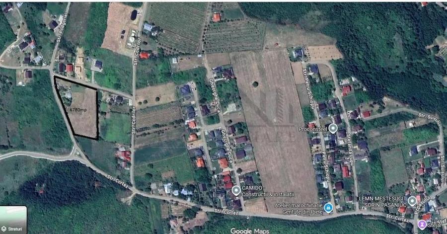 Hlincea str Podgoriei TEREN 6780mp intravilan dezvoltare imobiliara - 1