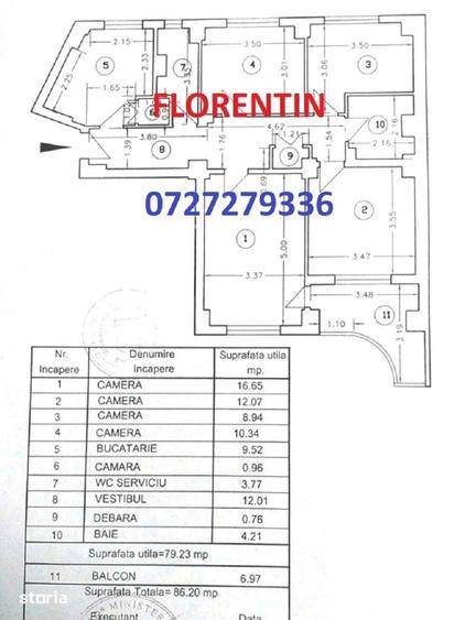 Apartament cu 4 camere decomandat în Drumul Taberei