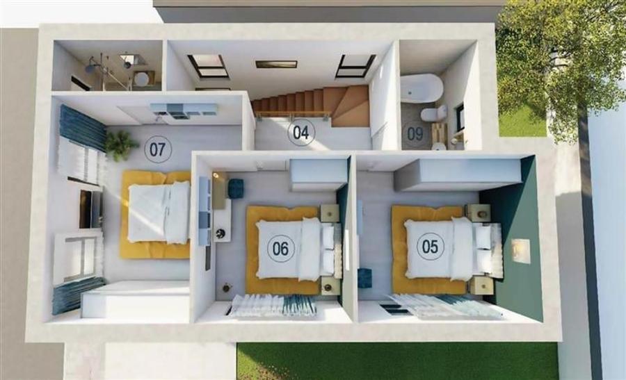 Vila individuala P+1E cu 4 camere complex rezidential Tunari - 7