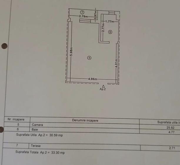 Garsoniera 33,30 mp - la 150 metri de plaja - Mamaia Nord - 8