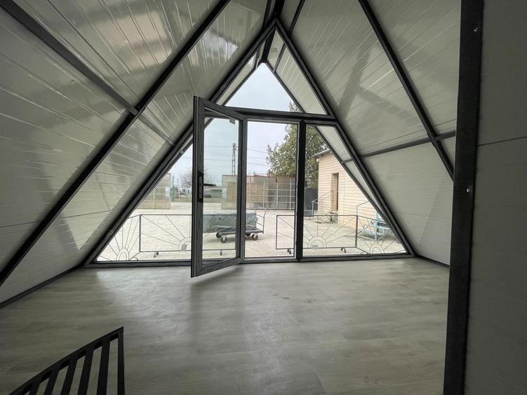 Cabana tip A pe structura metalica 18,75mp - 4