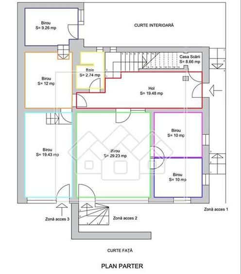 Spatiu birouri de inchiriat, finisat premium, 6 parcari, C. Dumbravii - 10