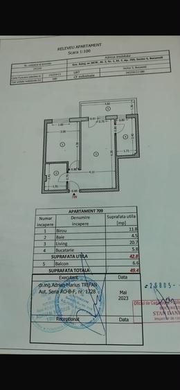 Apartament cu 2 camere decomandat în Sălaj