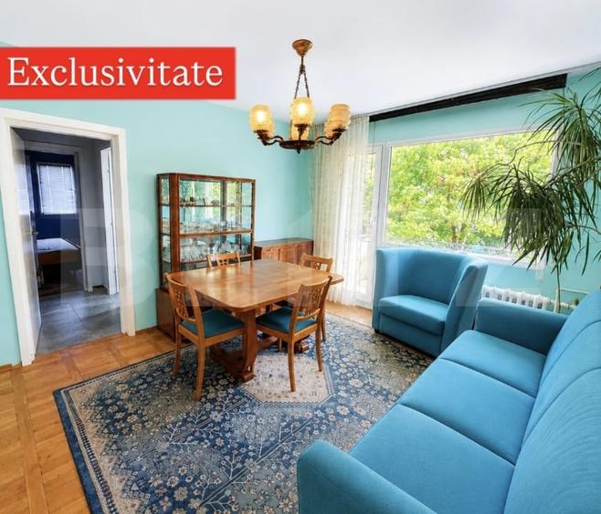 Apartament cu 3 camere decomandat, mobilat în Take Ionescu