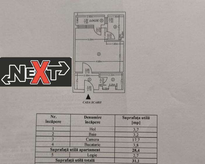Garsoniera et 1 cu balcon - 5