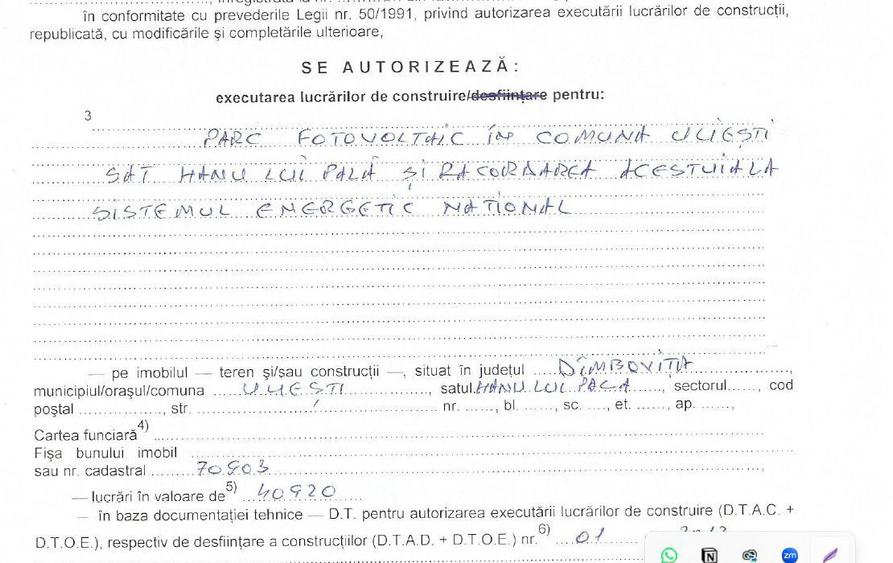 9,18 ha intravilan cu AC 6,6 MW fotovoltaic |Uliesti Dambovita |Oportu - 3