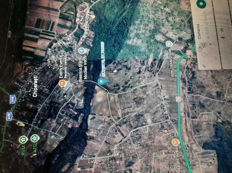 Teren situat la marginea padurii, in virf de deal, cu priveliste deosebita, Comarna, Iasi - 1