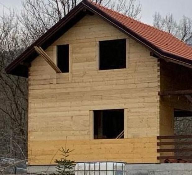 Vand cabana lemn masiv Maguri - 1