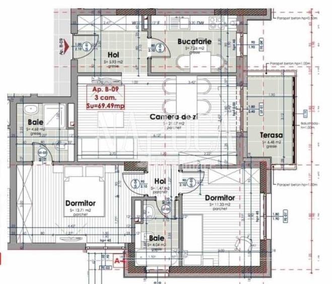 Apartament 3 camere de vanzare in Intre Lacuri, Cluj Napoca - 13