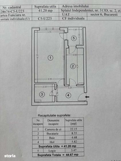 Apartament 1 camera cu balcon, decomandat, vedere unica, Grozave?ti - 3