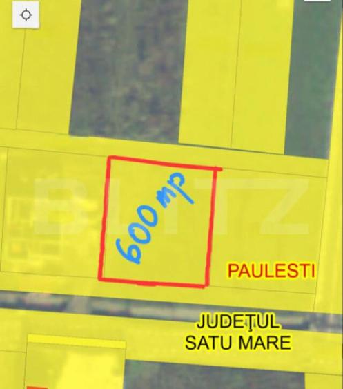 Teren intravilan 600 mp. Paulesti - 1