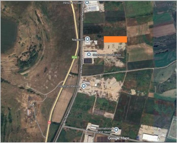 Teren 7194 mp Rascruci  zonă industrială în proximitatea  Parcului Tetarom III - 2
