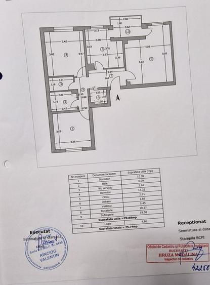 Brancoveanu adiacent -3 camere -Loc parcare - 16
