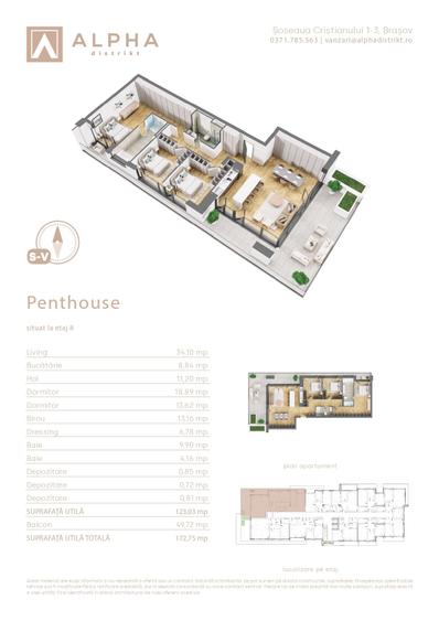 Penthouse Alpha Distrikt Brasov - 12