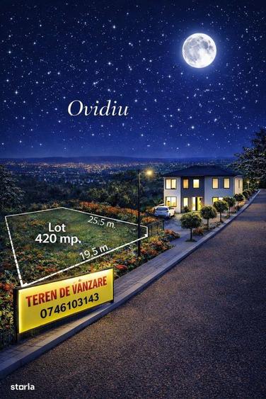 Vanzare Teren 420 mp. Ovidiu cartier nou - 6