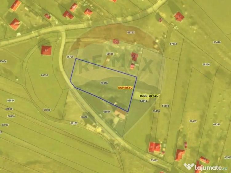 Teren intravilan Aghiresu-Fabrici comuna Aghiresu toate u... - 3