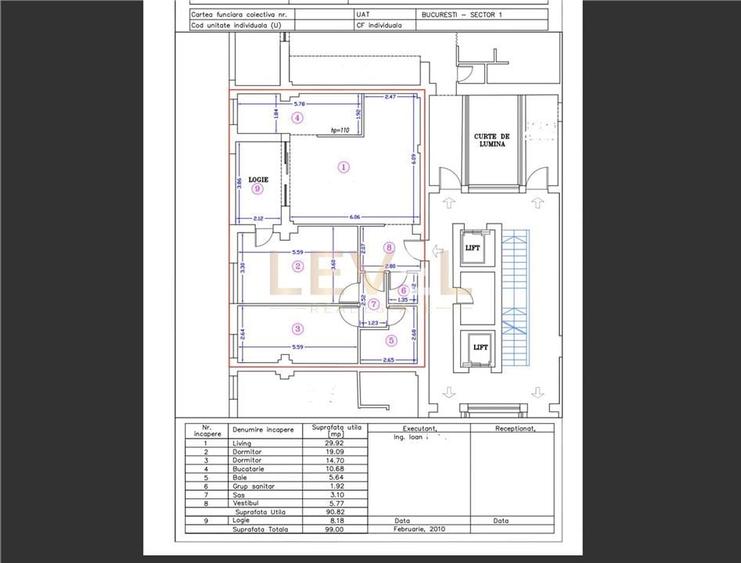 Apartament spatios cu 3 camere de vanzare, Herastrau, 100 mp suprafata utila [TU - 18