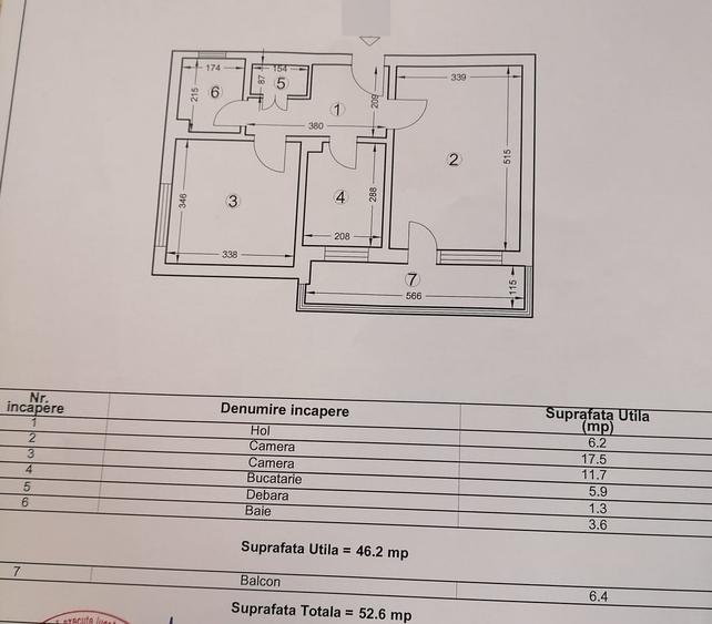 Tomis Nord - 2 camere decomandate - 1