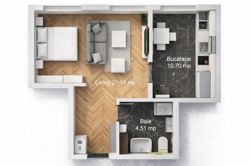 Studio de vânzare în Faleză Nord – bloc nou - la CHEIE - 2