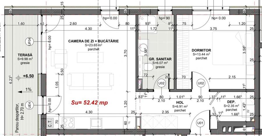 Apartament 2 camere, balcon 9,98 mp, bloc nou - Apahida - 2