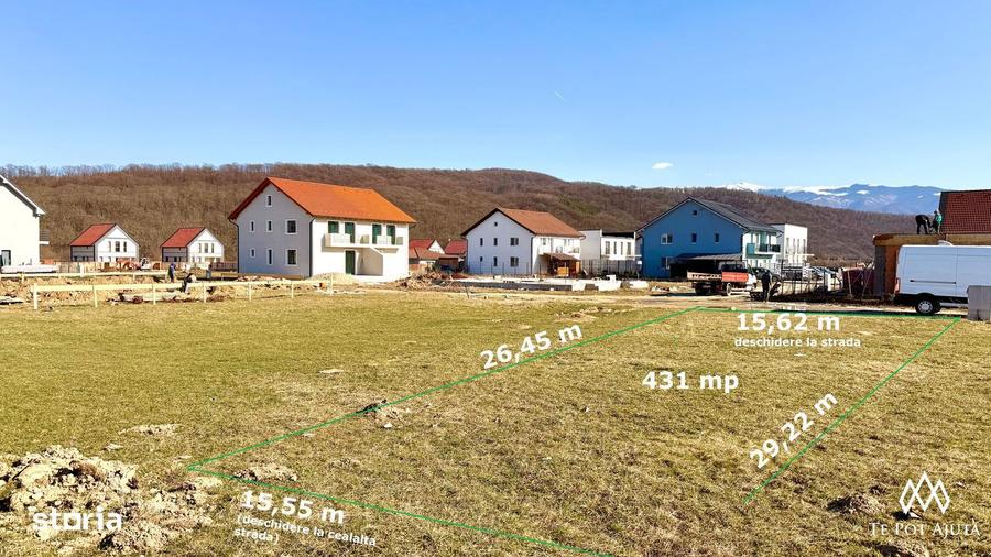 Teren de casa cu utilitati, 431 mp! - 5