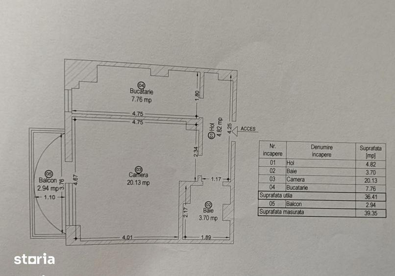 Apartament 1 camera, decomandat, zona Lunei - Facultatea Economie - 5