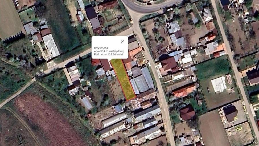 Casă individuală cu 2 camere cu Teren 564 Mp în Cocorăștii Colț
