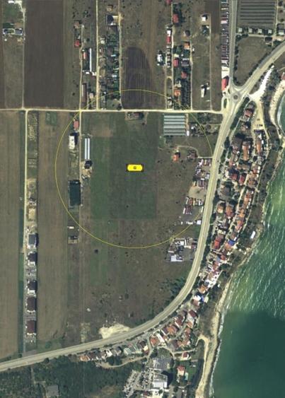 Vând teren zona Golful Pescarilor ( RO-RO )  514 mp , nr. cadastral 108950 - 1