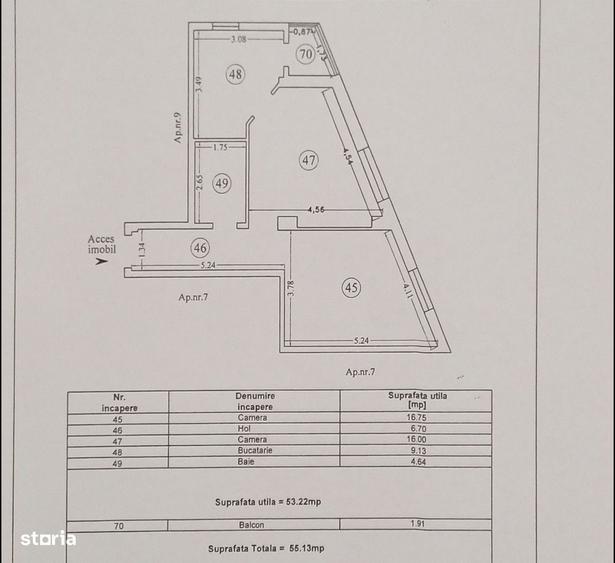 Apartament 2 camere zona Palazu Mare - 5
