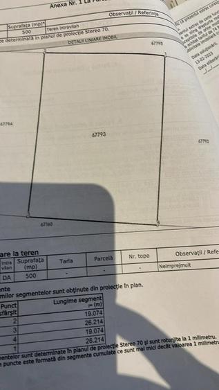 Vând teren intravilan în Cihei 500 mp front stradal 19 m cu PUD și PUZ - 5