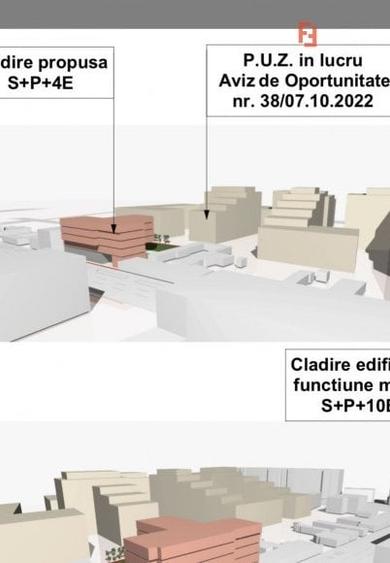 COMISION 0% Teren intravilan 1715 mp | Front 40 ml | PUZ aprobat | Bloc S+P+4E | - 1
