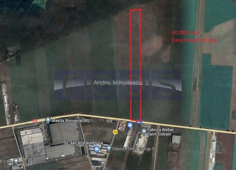 Teren 6.5HMakita Branesti deschidere 65 mp