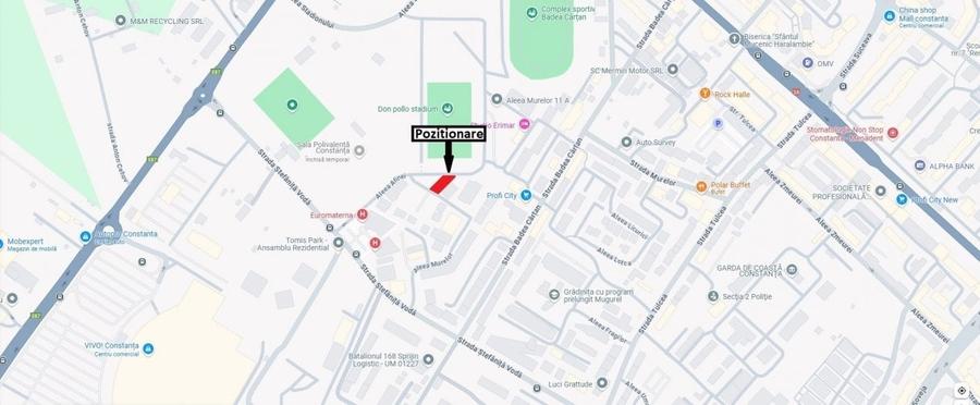 Tomis Nord – Teren 423mp deschidere 18,53m COMISION 0% - 1