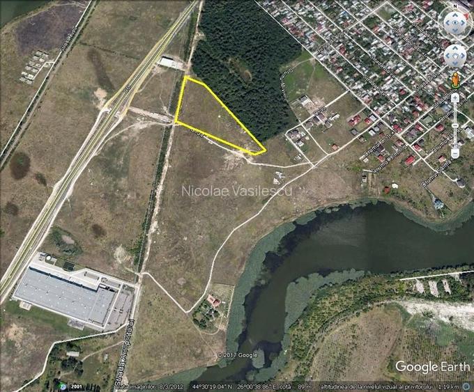 Teren  Strada Aeroportului langa padure