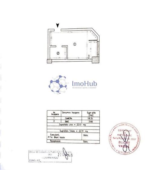 Garsoniera de vanzare  Zona Centrala, Lazar Residence, Iasi - 3