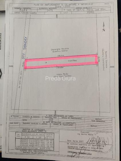 Teren, Pădurea Scrovistea