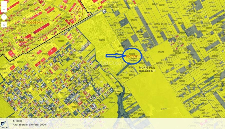 Teren 9.044mp Intravilan constructii Zona Sisesti
