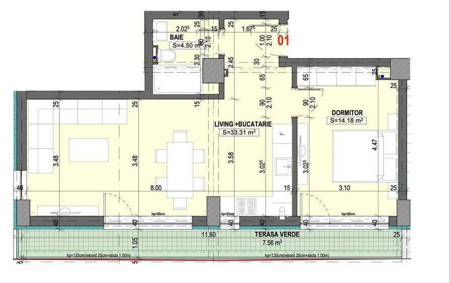 Faleza Nord - Vânzare apartament cu 2 camere la doar 50 m de plaja - 22