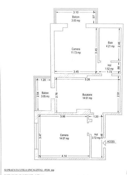 Apartament 2 camere,centrala proprie,zona Dorobantilor - 1
