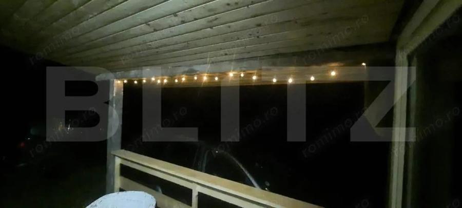 Cabana superba din barne de lemn, 64mp + 1000mp teren, zona montana ?ugag - 4