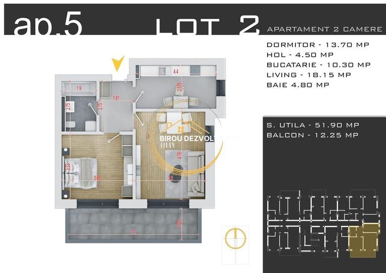 Titan Pallady zona verde Vedere libera Parcare bonus Decomandat Promo - 5