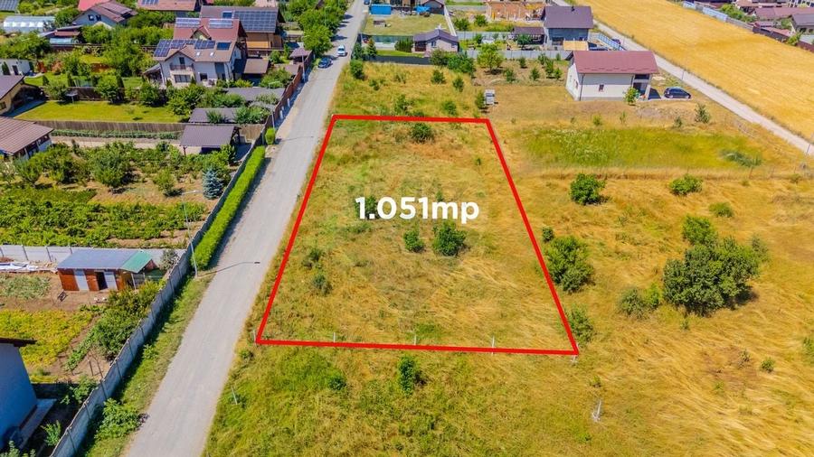 COMISION 0%  Teren 1,051mp/ Intravilan/Hărman - 5