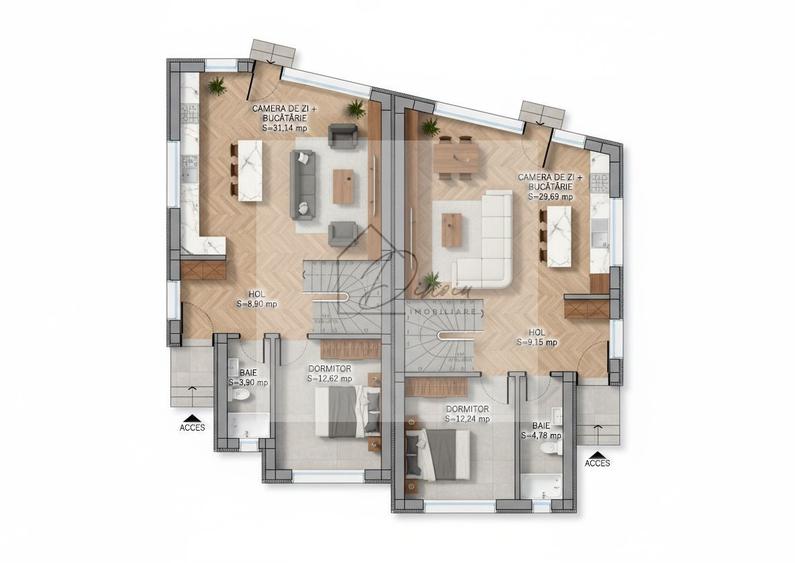 Vila 5 camere Otopeni - centru I individuala, calcan I P+1E+M I COM0% - 4