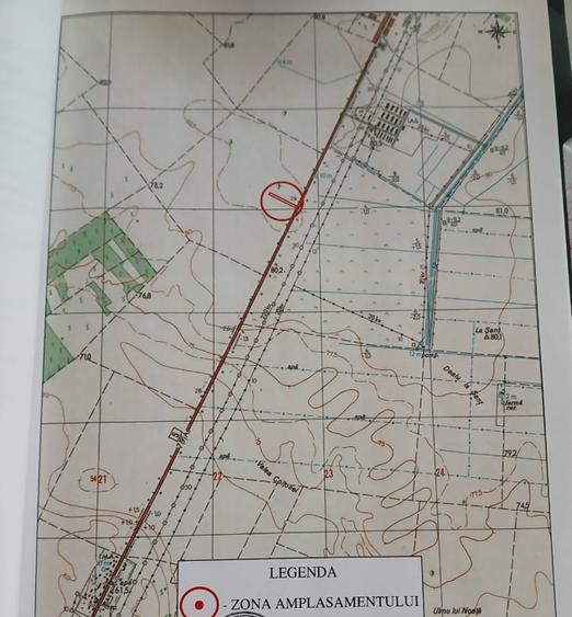 Teren intravilan 6000 mp Adunatii Copaceni Giurgiu deschidere la DN 5 - 1