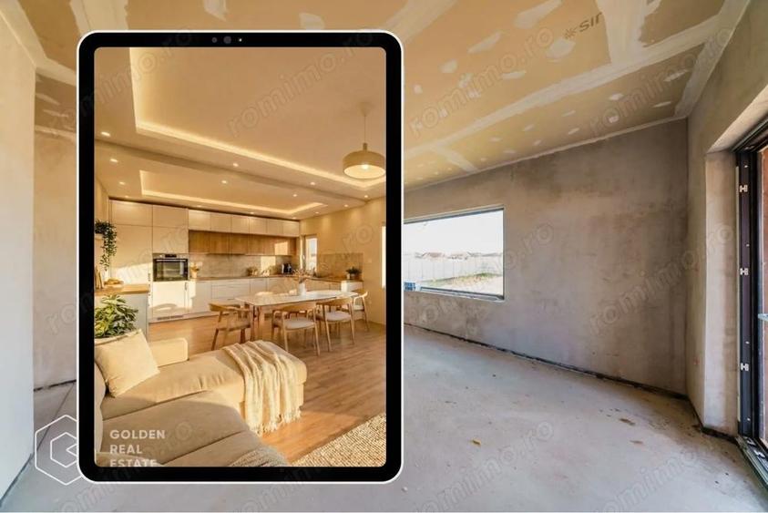 Casa noua pe un nivel, la gri, Mandruloc, comision 0% - 9