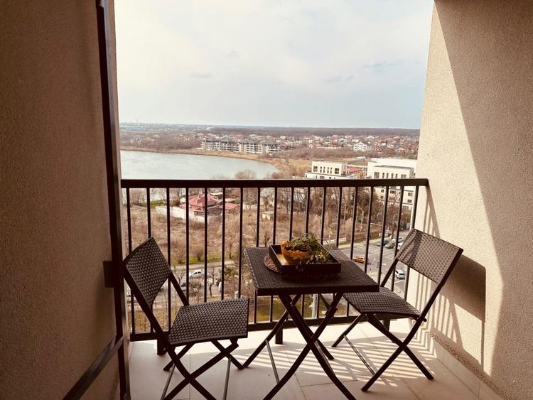 Apartament mobilat cu vedere lac + parcare subterana Sisesti Metrou 8' - 7