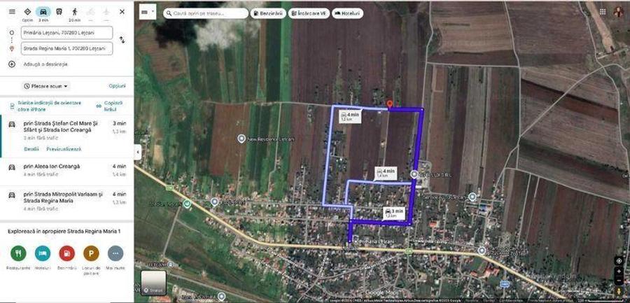 Vand Teren Intravilan + Extravilan Letcani 1 km Primarie - 3