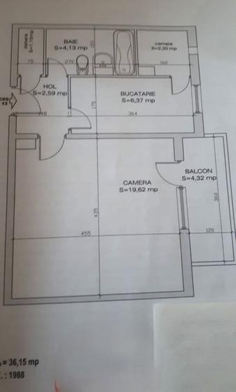 Bucovina | 1 cameră | Decomandat | Etaj 3 | Centrala Proprie. - 11